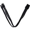 Silverstone Cavo Silverstone 8-Pin-PCIe su 6+2-Pin-PCIe estensione - 250mm nero