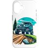 Offroad Car - Extreme Custodia per iPhone 16 Auto fuoristrada | Divertente camion fuoristrada 4x4 | Avventura fuoristrada