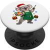 Gli Amici del Natale Koala artista di Natale Design bambini e ragazzi PopSockets PopGrip Adesivo