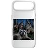 Raccoon Selfie Bigfoot T Rex UFO Custodia per iPhone Air The Midnight Woods Crew Selfie Funny Hallowen