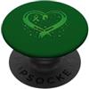 Liver Awareness Month Green Ribbon Suppo Essere forti è l'unica scelta per la consapevolezza delle malattie del fegato PopSockets PopGrip Adesivo
