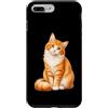 Motivi di gatti per amanti dei gatti, pr Custodia per iPhone 7 Plus/8 Plus Regalo di design artistico con motivo gatto, simpatico