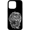 Fierce Tiger Roaring Animal Custodia per iPhone 15 Pro Max Tigre ruggente Giungla feroce