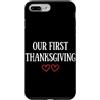 First Holiday Matching & Funny Quote Des Custodia per iPhone 7 Plus/8 Plus La nostra prima coppia di corrispondenza del Ringrazi