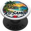 Sud-Est Asiatico: Thailand Ko Samui Thailandia Spiaggia Palme Lamai Souvenir Chaweng PopSockets PopGrip Adesivo