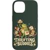 Thrift Store Findin Custodia per iPhone 14 Thrifting Buddies Rana, opossum, stile vintage