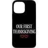 First Holiday Matching & Funny Quote Des Custodia per iPhone 13 Pro Max La nostra prima coppia di corrispondenza del Ringrazi