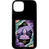 Mystical Calm Goddess Being Outer Space Custodia per iPhone 15 Plus Nebulosa Magica Cielo Cosmico Galleggiante Donna Spazio