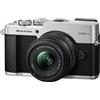 OM SYSTEM PEN Mirrorless Argento - Obiettivo 14-42mm, EVF e AF AI | Fotocamera compatta tropicalizzata, stabilizzazione d'immagine potente e profili colore per viaggi e uso quotidiano