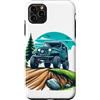 Offroad Car - Extreme Custodia per iPhone 11 Pro Max Auto fuoristrada | Divertente camion fuoristrada 4x4 | Avventura fuoristrada