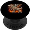 Halloween Gift For Trick Or Treating Spo Scheletro che cavalca dinosauro T-Rex Mummia spaventoso Halloween PopSockets PopGrip Adesivo
