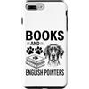 Funny English Pointer And Book Designs Custodia per iPhone 7 Plus/8 Plus Libri E Puntatori Inglese Divertente Puntatore Inglese