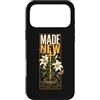 Made New Faith Garden Custodia per iPhone 17 Pro Max Fatto nuovo cristiano floreale croce 2 Corinzi 5:17