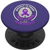 Epilepsy Awareness Month Purple Ribbon F Lepilessia è la prova che ho un cervello Epilessia divertente epilettica PopSockets PopGrip Adesivo