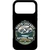 North Cascades National Park Souvenirs & Custodia per iPhone 17 Pro Max Distintivo naturale vintage del Parco nazionale North Cascades di Washington