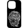 Fierce Tiger Roaring Animal Custodia per iPhone 14 Pro Tigre ruggente Giungla feroce