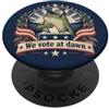 Frog Voting Dawn Divertente rana votazione elezione patriottico sondaggio umorismo PopSockets PopGrip Adesivo