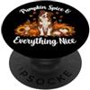 Funny Girls Herd Dog Mom Gifts T Shirts Womens Moms Fall Pumpkin Spice Red Border Collie Lover PopSockets PopGrip Adesivo