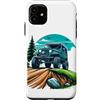 Offroad Car - Extreme Custodia per iPhone 11 Auto fuoristrada | Divertente camion fuoristrada 4x4 | Avventura fuoristrada
