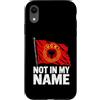 Kosovo UÇK Protest Designs Custodia per iPhone XR Not In My Name UCK Kosovo Protest