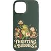 Thrift Store Findin Custodia per iPhone 15 Thrifting Buddies Rana, opossum, stile vintage