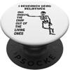 Halloween Gift For Trick Or Treating Spo Ricerco parenti morti e infastidito i vivi PopSockets PopGrip Adesivo