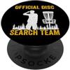Disc Golf Gifts & Accessories For Men An Ufficiale Disco Ricerca Squadra Frisbee Golf Divertente Disco Golf PopSockets PopGrip Adesivo