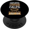 Worship Service Style With Christian Bib Creato scelto chiamato figlia del re dalla nascita 2019 PopSockets PopGrip Adesivo
