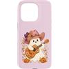 Country Girls Spooky Guitar Art Custodia per iPhone 15 Pro Ghost Cowgirl Chitarra Carino Country Music Halloween