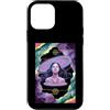 Mystical Calm Goddess Being Outer Space Custodia per iPhone 12 mini Nebulosa Magica Cielo Cosmico Galleggiante Donna Spazio