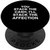Sugar Dating Lifestyle SI IMPILA I CONTANTI, MALATO IMPILA L'AFFECZIONE Sarcastico PopSockets PopGrip Adesivo