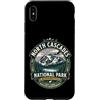 North Cascades National Park Souvenirs & Custodia per iPhone XS Max Distintivo naturale vintage del Parco nazionale North Cascades di Washington