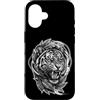 Fierce Tiger Roaring Animal Custodia per iPhone 16 Tigre ruggente Giungla feroce