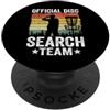Disc Golf Gifts & Accessories For Men An Ufficiale Disco Ricerca Squadra Frisbee Golf Divertente Disco Golf PopSockets PopGrip Adesivo