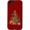 Country Girls Spooky Guitar Art Custodia per iPhone SE (2020) / 7/8 Chitarra country zucca Halloween Cowgirl Bling