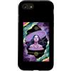 Mystical Calm Goddess Being Outer Space Custodia per iPhone SE (2020) / 7/8 Nebulosa Magica Cielo Cosmico Galleggiante Donna Spazio