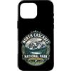 North Cascades National Park Souvenirs & Custodia per iPhone 16 Pro Max Distintivo naturale vintage del Parco nazionale North Cascades di Washington
