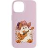 Country Girls Spooky Guitar Art Custodia per iPhone 14 Ghost Cowgirl Chitarra Carino Country Music Halloween