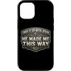 Take It Up with Jesus He Made Me This Wa Custodia per iPhone 12/12 Pro Gli uomini prendono con Gesù mi ha fatto in questo modo Dio cristiano