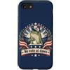 Frog Voting Dawn Custodia per iPhone SE (2020) / 7/8 Divertente rana votazione elezione patriottico sondaggio umorismo