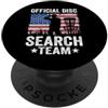 Disc Golf Gifts & Accessories For Men An Ufficiale Disco di Ricerca Squadra Bandiera Americana Frisbee Disc Golf PopSockets PopGrip Adesivo