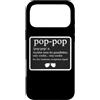 Funny Pop-Pop Dictionary Definition Prod Custodia per iPhone 17 Pro Max Divertente dizionario Pop-Pop Definizione Nonno Cool Nonno