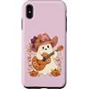 Country Girls Spooky Guitar Art Custodia per iPhone XS Max Ghost Cowgirl Chitarra Carino Country Music Halloween