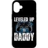 Amante dei videogiochi promosso a papà d Custodia per iPhone 16 Plus Leveled Up To Daddy - Vestito da uomo per padre giocatore