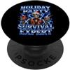 Christmas Santa Funny Xmas Family Outfit Christmas Drinking Expert Funny Bootleg Meme Natale PopSockets PopGrip Adesivo