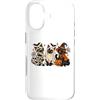 Funny Halloween Spooky Ghost Cats Custodia per iPhone 17 Gatti Neri E Kitty Lovers Halloween