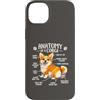 Wigglebutt Corgi Club Custodia per iPhone 14 Plus Anatomia di un Corgi - Divertente design umoristico per cani di razza