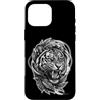 Fierce Tiger Roaring Animal Custodia per iPhone 16 Pro Max Tigre ruggente Giungla feroce