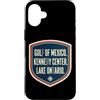 Gulf Mexico Kennedy Center Lake Ontario Custodia per iPhone 16 Plus Golfo Del Messico Kennedy Center Lago Ontario Tipografia Scudo