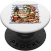 Festive Home Baker Creations Vintage Natale Cottura Happy Memories Gingerbread Man PopSockets PopGrip Adesivo